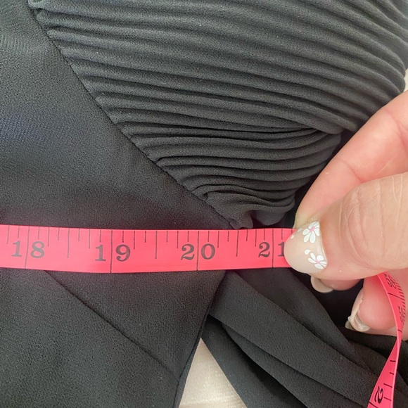 Nicole Miller black dress size large - Picture 9 of 11